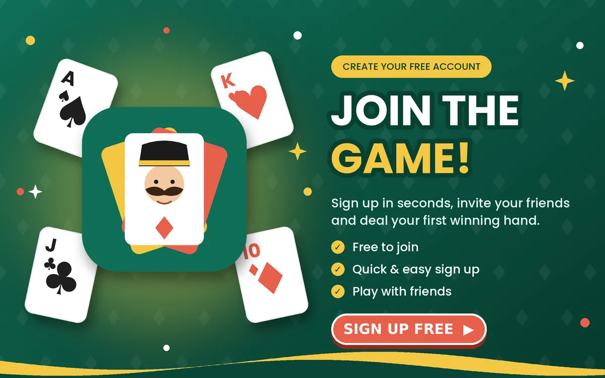 Pak Rummy registration banner: join the game and create a free account